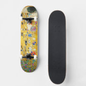 Gustav Klimt The Kiss  Art Nieuw schilderen Persoonlijk Skateboard (Voorkant)