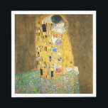 Gustav Klimt The Kiss  Art Nieuw schilderen Servet<br><div class="desc">Gustav Klimt The Kiss Art Nouveau Painting The Kiss (in het Duits: Der Kuss) werd tussen 1907 en 1908 geschilderd door de Oostenrijkse symbolistische schilder Gustav Klimt, het hoogtepunt van zijn Gouden Periode, toen hij een aantal werken in een soortgelijke geslepen stijl schilderde. Het schilderij wordt algemeen beschouwd als een...</div>
