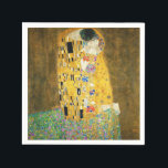Gustav Klimt The Kiss  Art Nieuw schilderen Servetten<br><div class="desc">Gustav Klimt The Kiss Art Nouveau Painting The Kiss (in het Duits: Der Kuss) werd tussen 1907 en 1908 geschilderd door de Oostenrijkse symbolistische schilder Gustav Klimt, het hoogtepunt van zijn Gouden Periode, toen hij een aantal werken in een soortgelijke geslepen stijl schilderde. Het schilderij wordt algemeen beschouwd als een...</div>