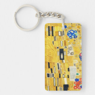 Gustav Klimt The Kiss  Art Nieuw schilderen Sleutelhanger