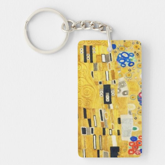 Gustav Klimt The Kiss  Art Nieuw schilderen Sleutelhanger (Voorkant)