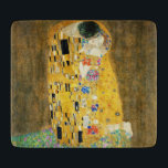 Gustav Klimt The Kiss  Art Nieuw schilderen Snijplank<br><div class="desc">Gustav Klimt The Kiss Art Nouveau Painting The Kiss (in het Duits: Der Kuss) werd tussen 1907 en 1908 geschilderd door de Oostenrijkse symbolistische schilder Gustav Klimt, het hoogtepunt van zijn Gouden Periode, toen hij een aantal werken in een soortgelijke geslepen stijl schilderde. Het schilderij wordt algemeen beschouwd als een...</div>