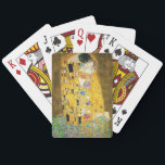 Gustav Klimt The Kiss  Art Nieuw schilderen Speelkaarten<br><div class="desc">Gustav Klimt The Kiss Art Nouveau Painting The Kiss (in het Duits: Der Kuss) werd tussen 1907 en 1908 geschilderd door de Oostenrijkse symbolistische schilder Gustav Klimt, het hoogtepunt van zijn Gouden Periode, toen hij een aantal werken in een soortgelijke geslepen stijl schilderde. Het schilderij wordt algemeen beschouwd als een...</div>