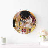 Gustav Klimt - The Kiss -  Art Nouveau Grote Klok (Huis)