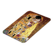 Gustav Klimt - The Kiss - Art Nouveau Magneet (Linkerzijde)