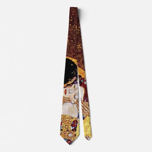Gustav Klimt - The Kiss -  Art Nouveau Neck Stropdas (Voorkant)