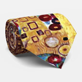 Gustav Klimt - The Kiss -  Art Nouveau Neck Stropdas (Opgerold)