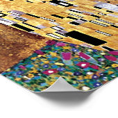 Gustav Klimt - The Kiss -  Art Nouveau Poster (Hoek)