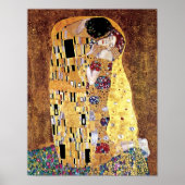 Gustav Klimt - The Kiss -  Art Nouveau Poster (Voorkant)