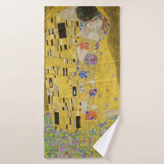Gustav Klimt - The Kiss Bad Handdoek (Badhanddoek)