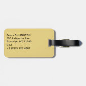 Gustav Klimt - The Kiss Bagagelabel (Achterkant horizontaal)