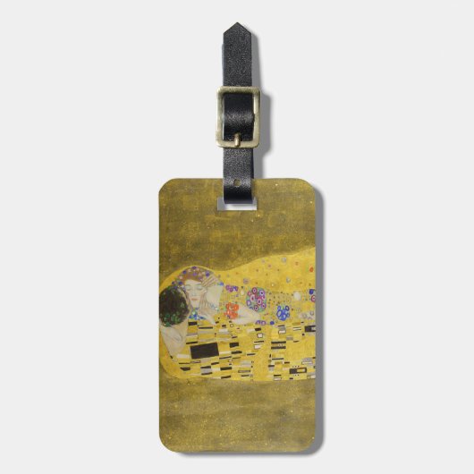 Gustav Klimt - The Kiss Bagagelabel (Voorkant verticaal)