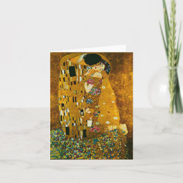 Gustav Klimt - The Kiss Bedankkaart