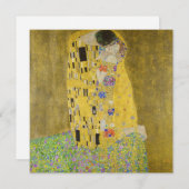 Gustav Klimt - The Kiss Bedankkaart (Voorkant / Achterkant)