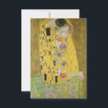 Gustav Klimt - The Kiss Bedankkaart<br><div class="desc">The Kiss / Der Kuss - Gustav Klimt in 1907-1908</div>