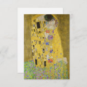 Gustav Klimt - The Kiss Bedankkaart (Voorkant / Achterkant)
