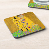 Gustav Klimt The Kiss Bier Onderzetter (Linkerzijde)
