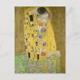 Gustav Klimt The Kiss Briefkaart