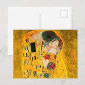 Gustav Klimt The Kiss Briefkaart (Voorkant / Achterkant)