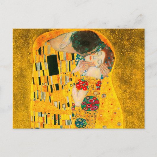 Gustav Klimt The Kiss Briefkaart (Voorkant)