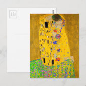 Gustav Klimt The Kiss Briefkaart (Voorkant / Achterkant)