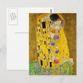 Gustav Klimt - The Kiss Briefkaart (Voorkant / Achterkant)