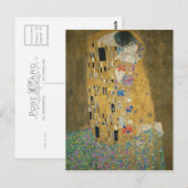 Gustav Klimt - The Kiss Briefkaart (Voorkant / Achterkant)