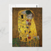 Gustav Klimt The Kiss Briefkaart (Voorkant / Achterkant)