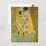 Gustav Klimt - The Kiss Briefkaart<br><div class="desc">The Kiss / Der Kuss - Gustav Klimt in 1907-1908</div>