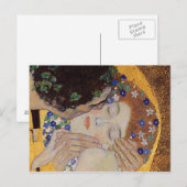 Gustav Klimt - The Kiss Briefkaart (Voorkant / Achterkant)