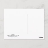 Gustav Klimt "The Kiss" Briefkaart (Achterkant)