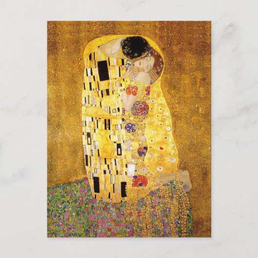 Gustav Klimt "The Kiss" Briefkaart (Voorkant)