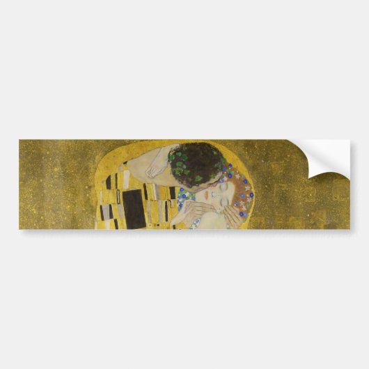 Gustav Klimt - The Kiss Bumpersticker (Voorkant)