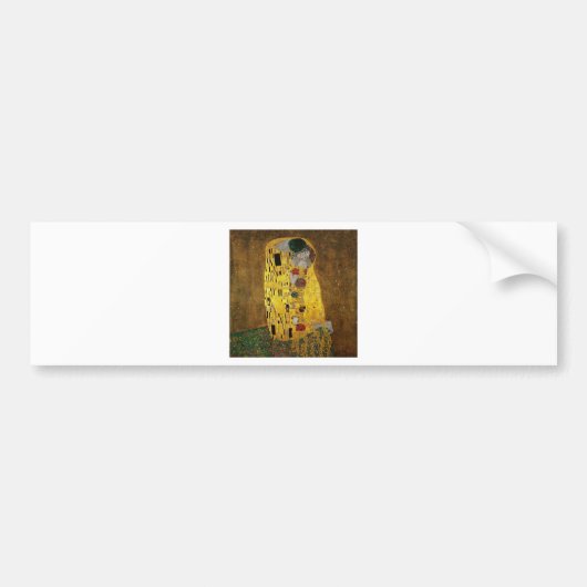Gustav Klimt The Kiss Bumpersticker (Voorkant)