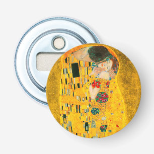 Gustav Klimt The Kiss Button Flesopener
