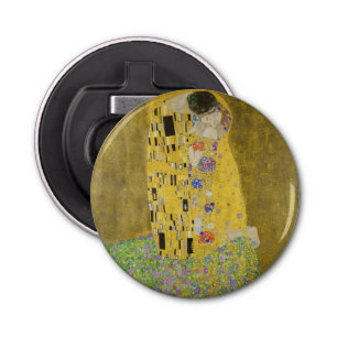 Gustav Klimt - The Kiss Button Flesopener