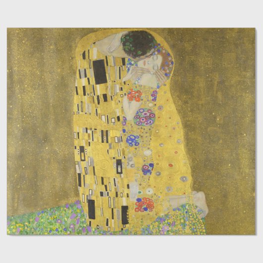 Gustav Klimt The Kiss Cadeaupapier (Vlak)