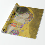 Gustav Klimt - The Kiss Cadeaupapier<br><div class="desc">The Kiss / Der Kuss - Gustav Klimt in 1907-1908</div>