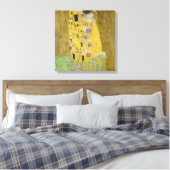 Gustav Klimt - The Kiss Canvas Afdruk (Insitu (Slaapkamer))