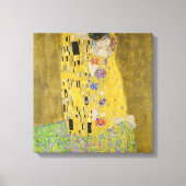 Gustav Klimt - The Kiss Canvas Afdruk (Voorkant)