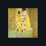 Gustav Klimt - The Kiss Canvas Afdruk<br><div class="desc">Gustav Klimt - The Kiss</div>