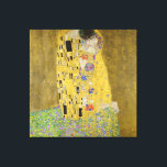 Gustav Klimt - The Kiss Canvas Afdruk<br><div class="desc">Gustav Klimt - The Kiss</div>