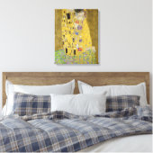 Gustav Klimt - The Kiss Canvas Afdruk (Insitu (Slaapkamer))