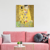 Gustav Klimt - The Kiss Canvas Afdruk (Insitu (Woonkamer))