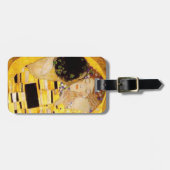 Gustav Klimt The Kiss Classic Painting Bagagelabel (Voorkant horizontaal)