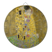 Gustav Klimt - The Kiss Dartbord (Voorkant)