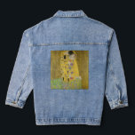 Gustav Klimt - The Kiss Denim Jacket<br><div class="desc">The Kiss / Der Kuss - Gustav Klimt in 1907-1908</div>