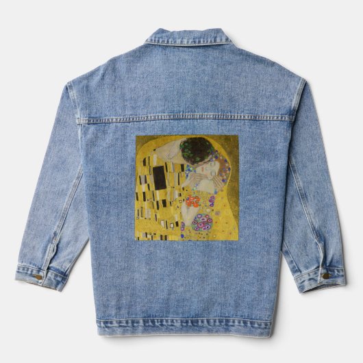 Gustav Klimt - The Kiss Denim Jacket (Achterkant)