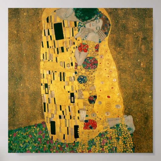 Gustav Klimt // The Kiss // Der Kuss Poster (Voorkant)