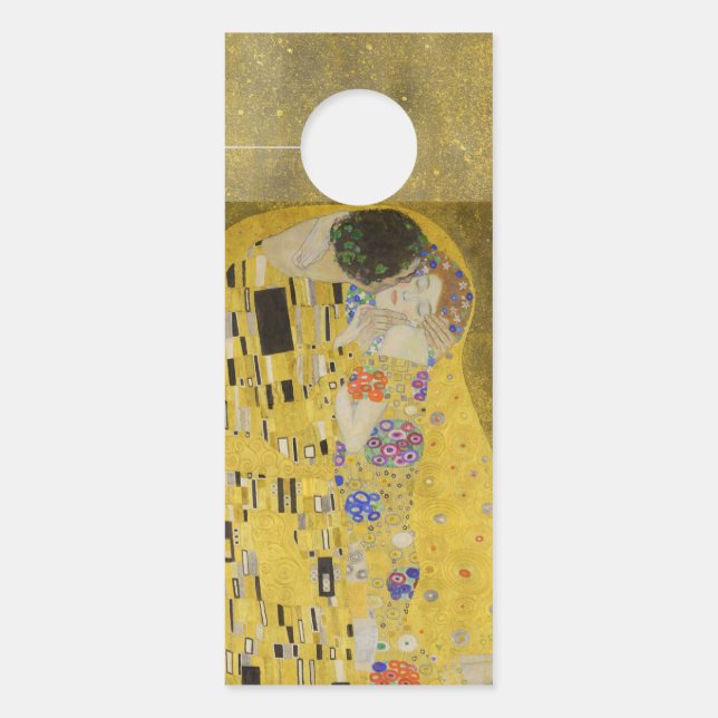 Gustav Klimt - The Kiss Deurhanger (Voorkant)